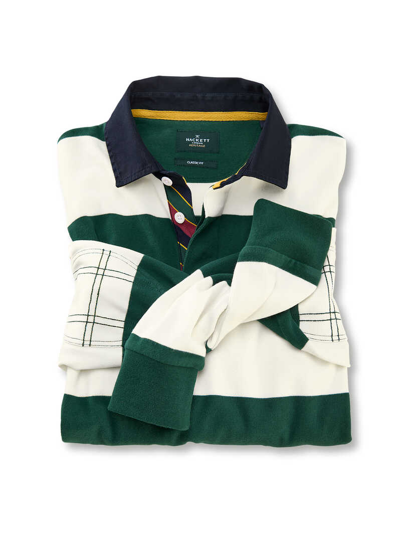 Rugby-Poloshirt Racing Green