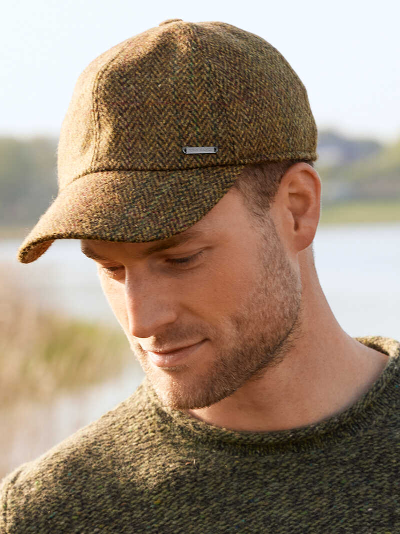 Irische Tweed-Cap mit Ohrenklappen