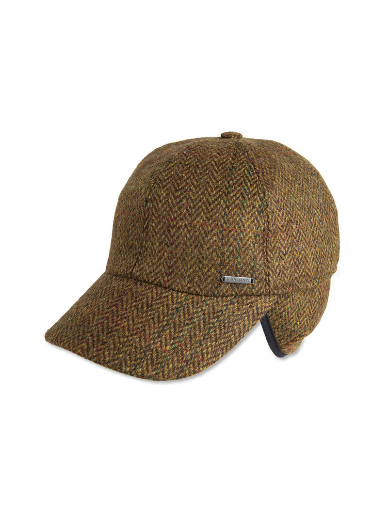 Irische Tweed-Cap mit Ohrenklappen