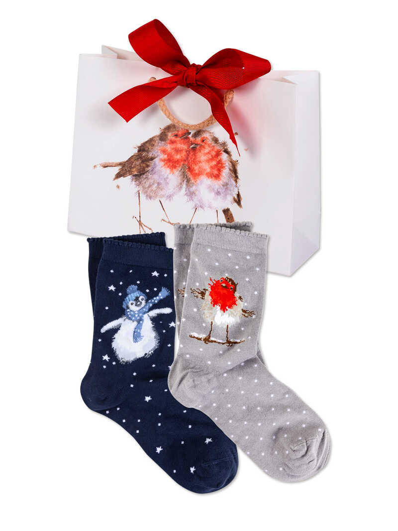 Weihnachts-Socken-Set im Design von Hannah Dale