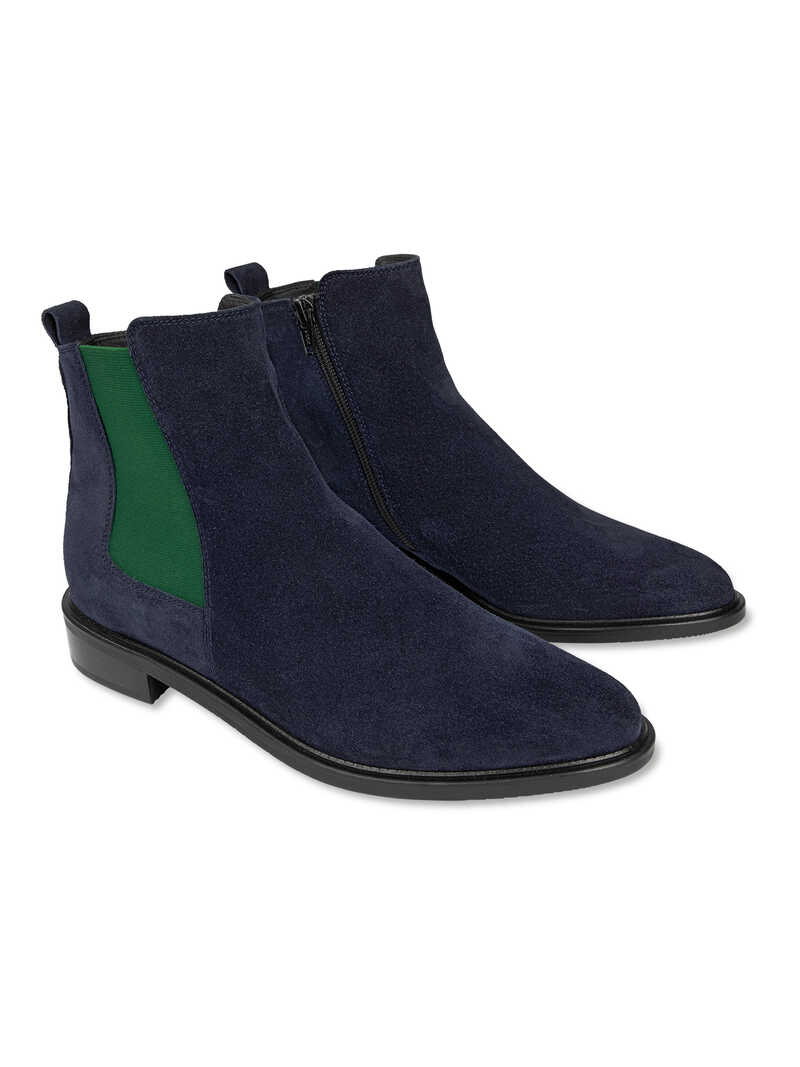 Damen Chelsea Boots Nubukleder