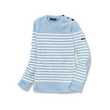 Marine-Pullover in Hellblau