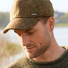 Irische Tweed-Cap mit Ohrenklappen