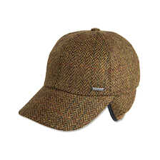 Irische Tweed-Cap mit Ohrenklappen